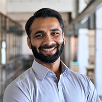 a portrait picture of a male office worker 03