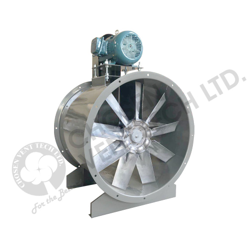 White Belt Drive Impeller Axial Fan for Gas Purification 01