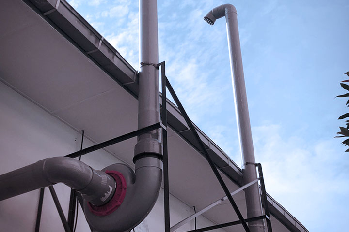 An exhaust system of a hospital 01