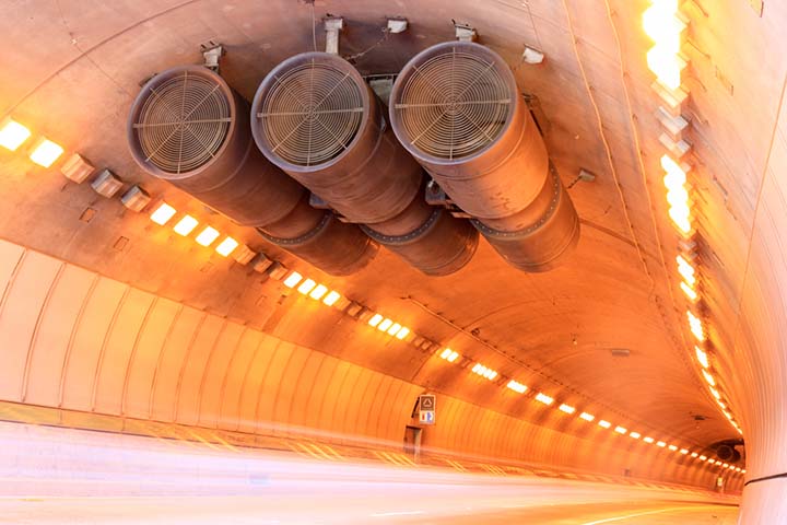 Image of a road tunnel exhaust fan 01