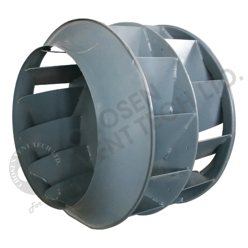 White Backward Centrifugal Impeller Wheel DWDI 01